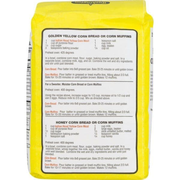 Indian Head Yellow Corn Meal 907g, 2lb American Buy Online UK