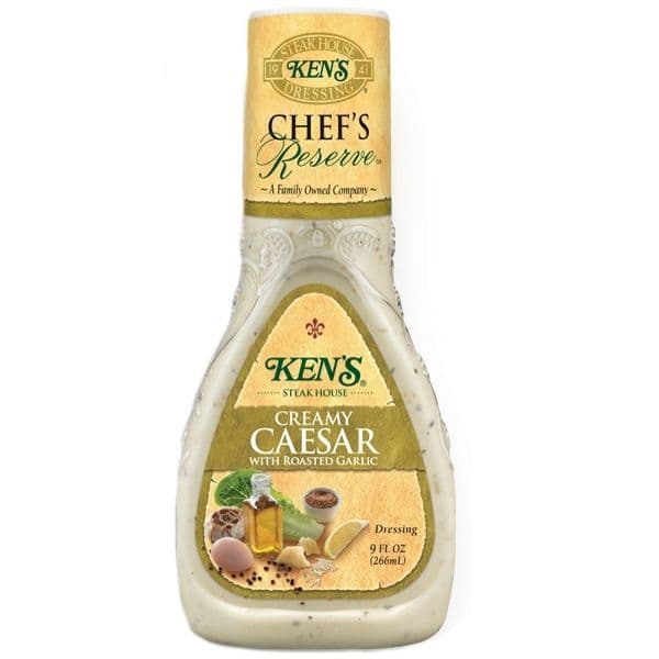 Ken's Creamy Caesar Dressing with Roasted Garlic Chef's Reserve