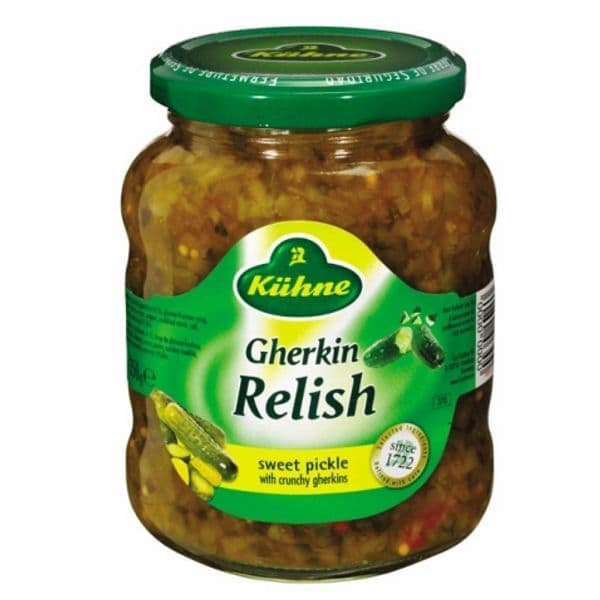 Sweet Gherkin Relish Pickle Kuhne German Buy Online UK