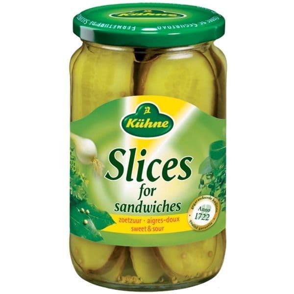 Kuhne Sliced Gherkins German Buy Online UK