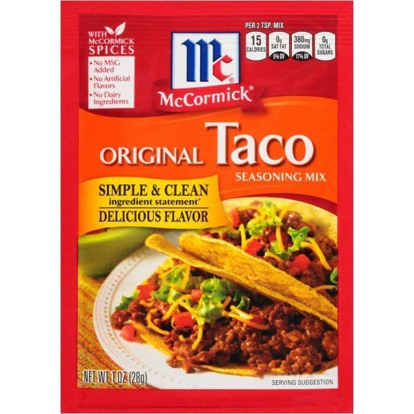 Taco seasoning packet deals