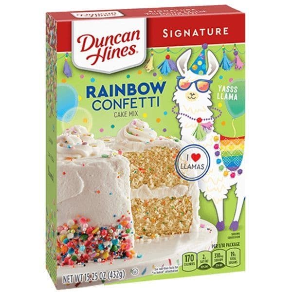 Rainbow Confetti Cake Mix Duncan Hines American Buy Online UK