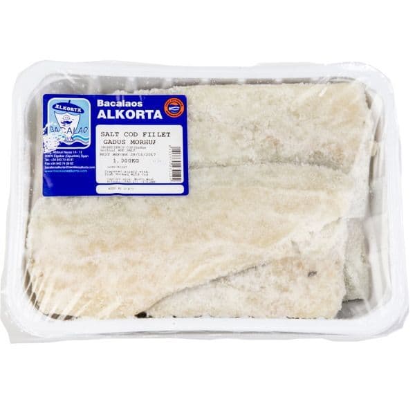 Salt Cod Fillets 1kg Bacalao Sustainably Sourced Buy Online