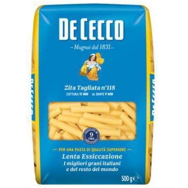 Ziti Tagliati Pasta 500g De Cecco Buy Online Italian Food UK
