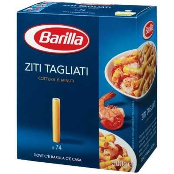 Ziti Tagliati Pasta 500g Barilla Buy Online Italian Food UK