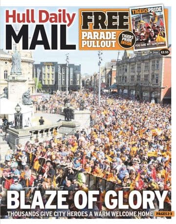 Hull Daily Mail issue dated Tuesday 26th May