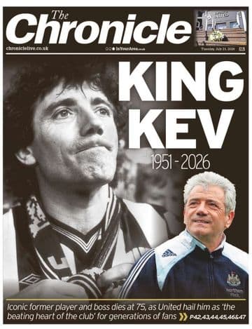 Newcastle Chronicle Tuesday 21st July 2026 - KING KEV 1951 - 2026