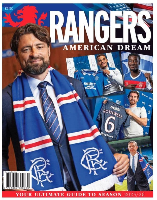 Rangers F C pre-season 2025/26