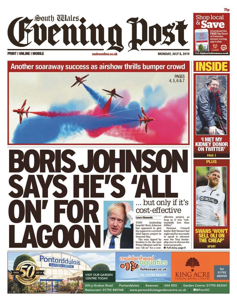 South Wales Evening Post Subscription South Wales Evening Post Subscription