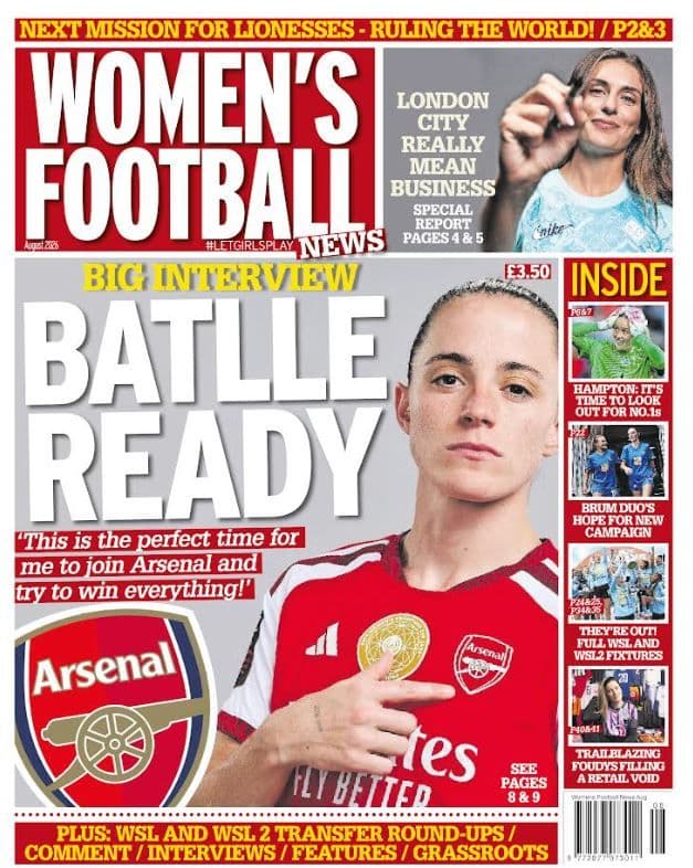 Women's Football News : August 2026