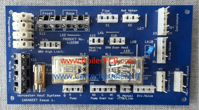 Oil Fired Heatslave  2 Relay PCB  REPAIR SERVICE ONLY