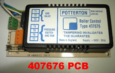 Potterton Netaheat models 407676 Direct Sale PCB