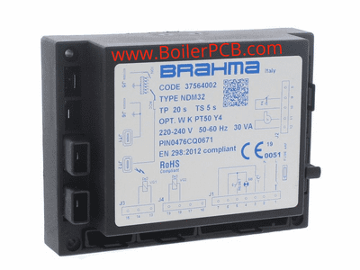 Repair Service for Brahma NDM32 or DMN32 Powrmatic NVX Ignition PCB