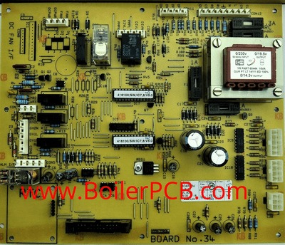 Repair Service for IDEAL COMMERCIAL CONCORD CXC &  CXD 40 100 & CXS/SD 40-120 PCB34 Pt No. 069957
