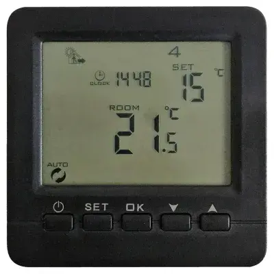 BN Thermic B16CB Programmable Underfloor Thermostat Black