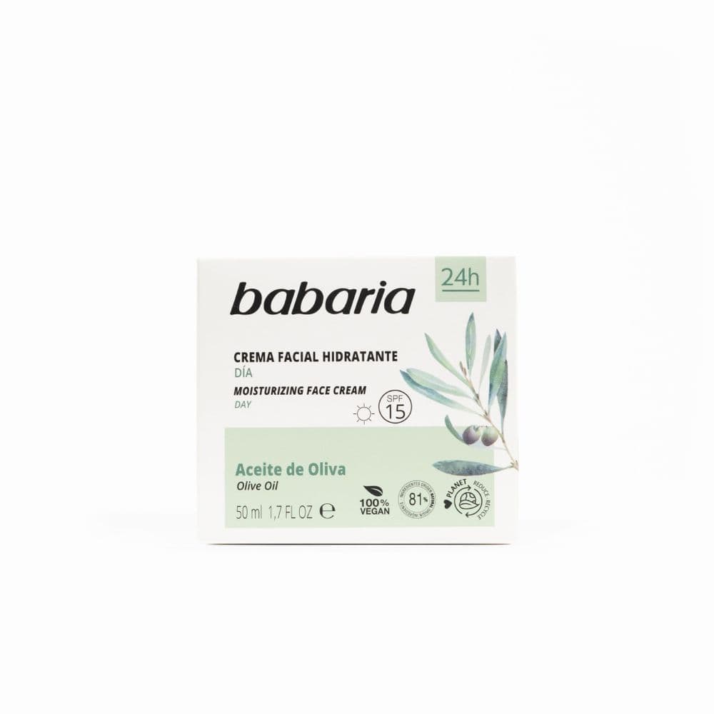 Babaria Olive Oil Moisturising Day Cream with SPF 15 Hydrate and
