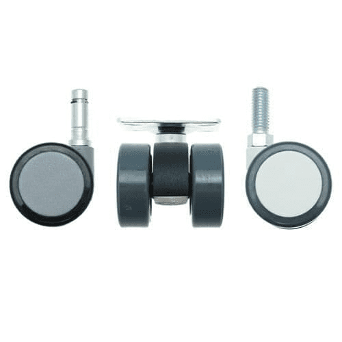 38mm Soft Wheel Castors, Small Castor Wheels Vital Parts