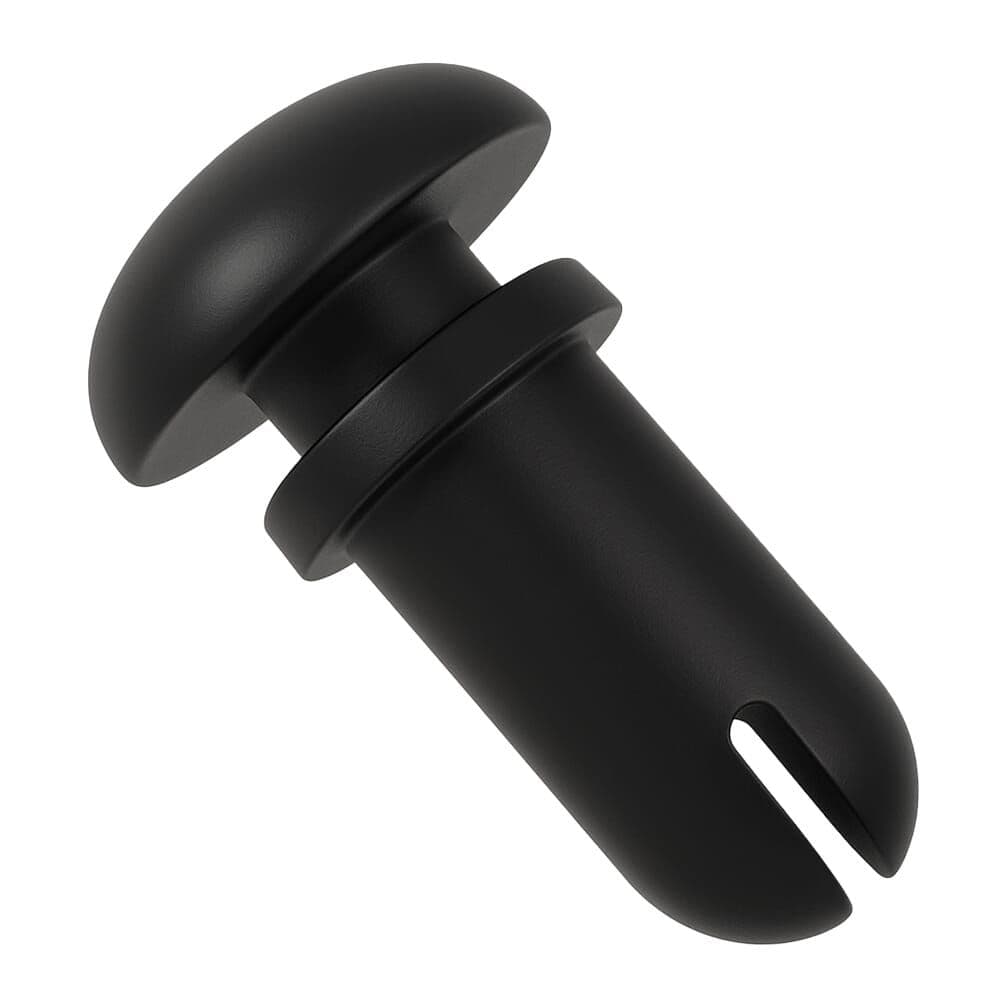 5.0mm x 10.mm Plastic Snap Rivet - Black | Vital Parts
