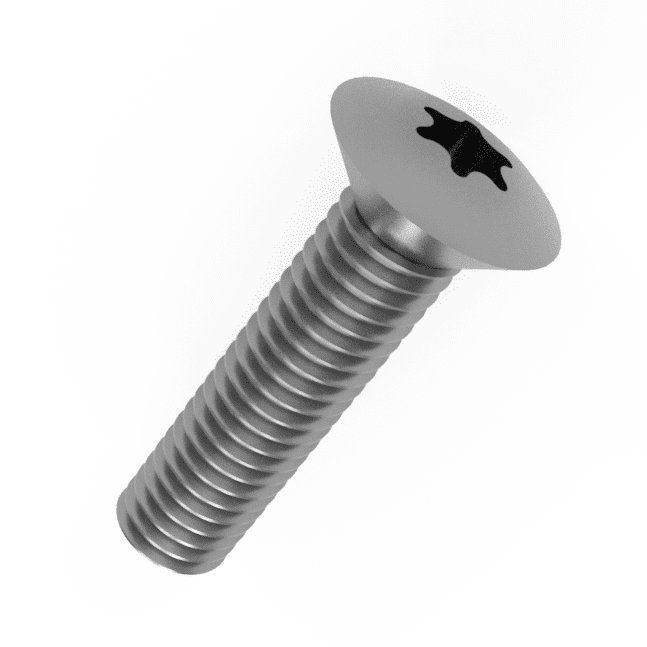M2 X 20 Torx Raised Countersunk DIN 966T A4 m2-x-20-torx-raised-countersunk-din-966t-a4