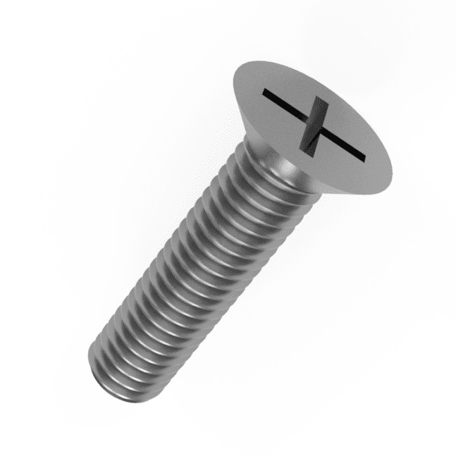 Viti Per Legno Autofilettanti Testa Piatta Svasata Nere, Metriche M2 M2,5 M3 M4, Phillips