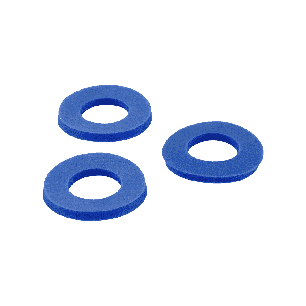 M6 Blue Silicone Washer