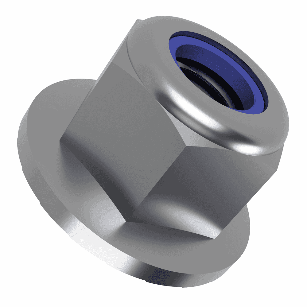 Din 6923 Stainless Nut M5 A2 Stainless Steel Serrated Flanged