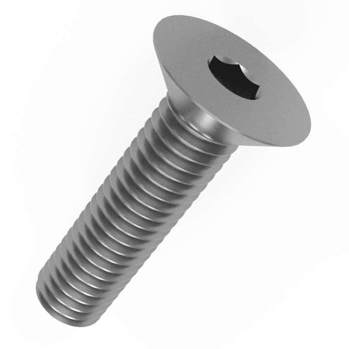 M8 X 22 Hex Socket Countersunk Screw ISO 10642 A2 70