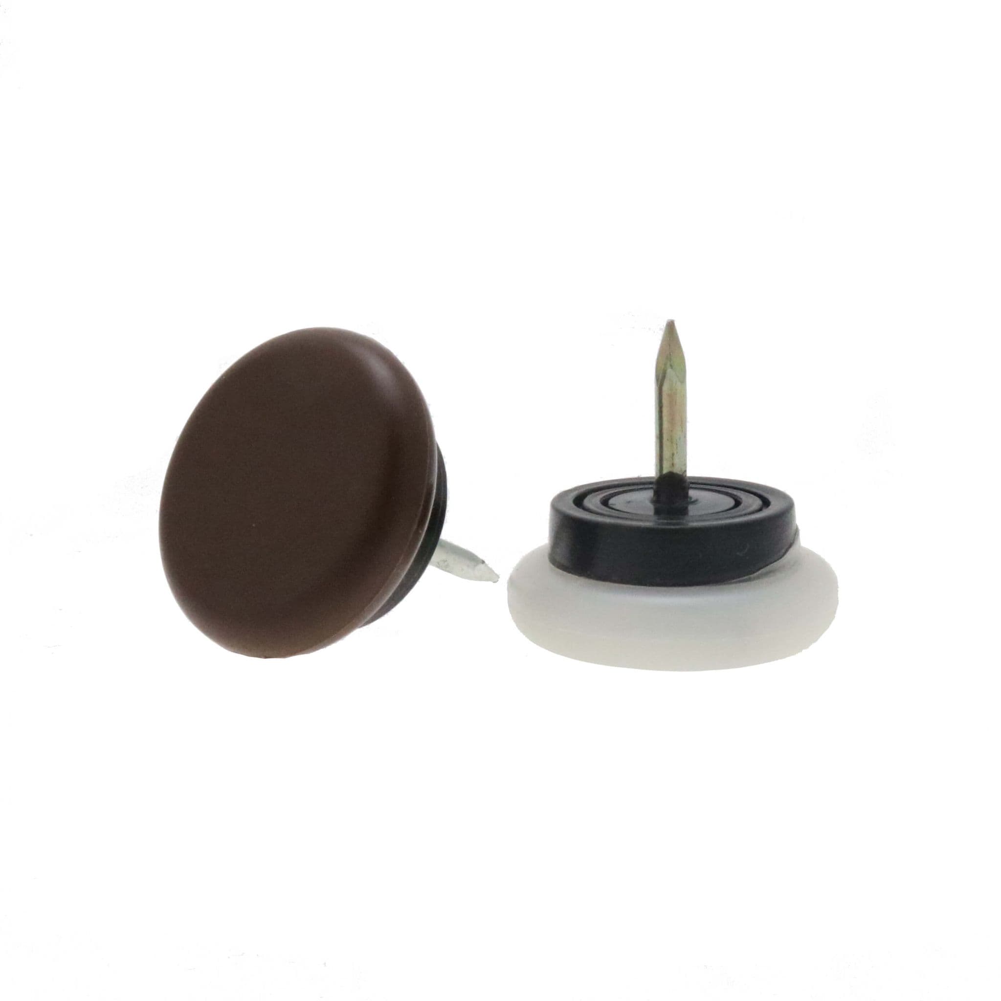 7/8 Inch White Nylon Chair Glides / Caps - 10 Pack, Protects Floors, Reduces Noise 2 thumbnail image