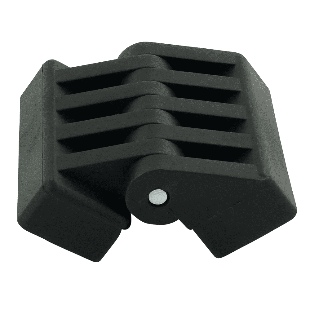 54mm x 44mm Plastic Hinge with Threaded Inserts
