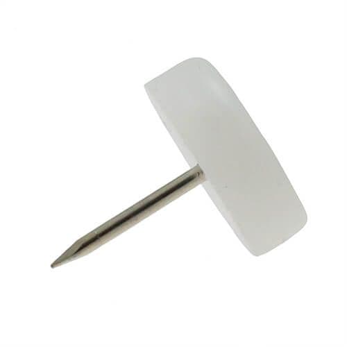 Nail On Plastic Feet & Plastic Glides 12mm 22mm Vital Parts