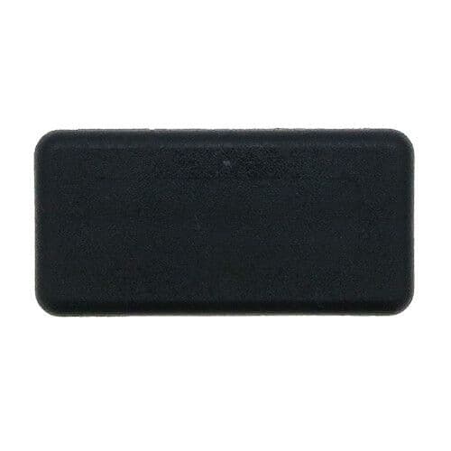 Rectangular Unistrut End Caps, Black 41mm x 21mm GEN0011