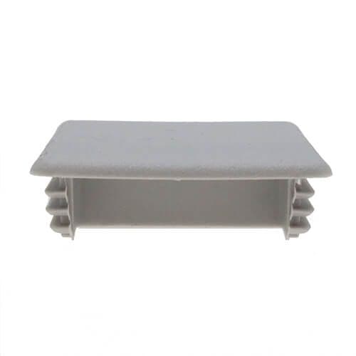 Rectangular Unistrut End Caps, Grey 41mm x 21mm GEN0011