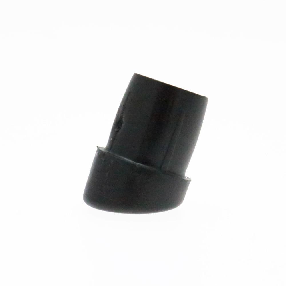 Round Angled Tube Insert - 19mm Outside Diameter, Black