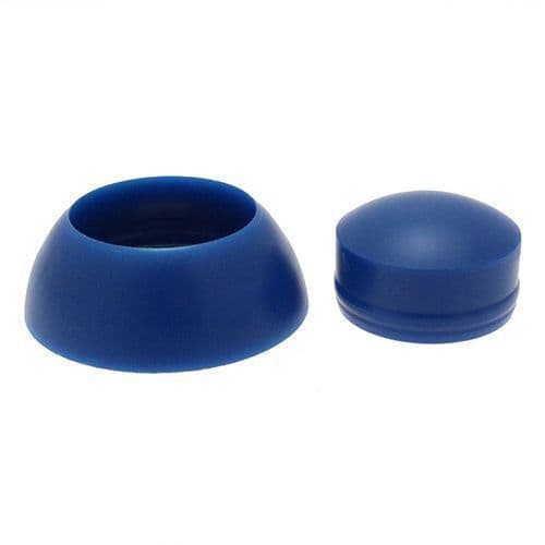 thumbnail image 2 of PUL 20x Blue Chrome Wheel Nut Cap Covers - 17mm Internal Diameter For Audi, VW, BMW, Mercedes 2 of 4