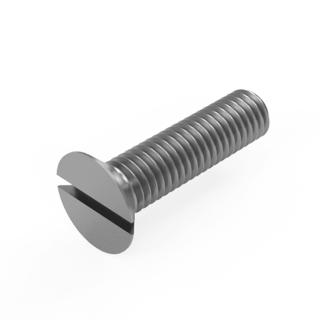 Stainless Steel Slotted Countersunk Machine Screws DIN 963