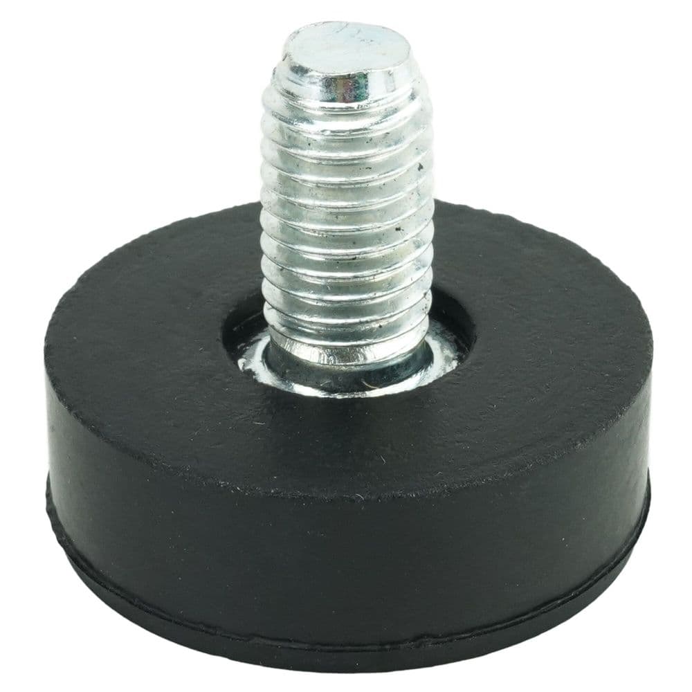 M8 x 38mm Straight Rubber Adjustable Feet Vital Parts