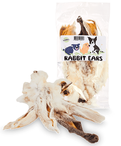 Lovel Rabbit Ears with Fur 50g