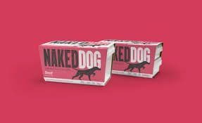 Naked Dog Beef Raw Dog Food 2x500g