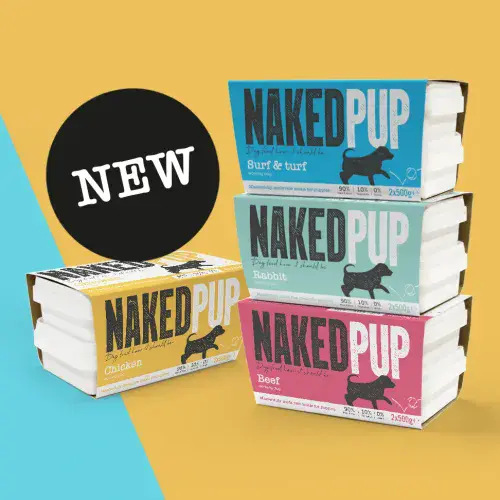 Naked Dog Raw Puppy Food 2 x 500g