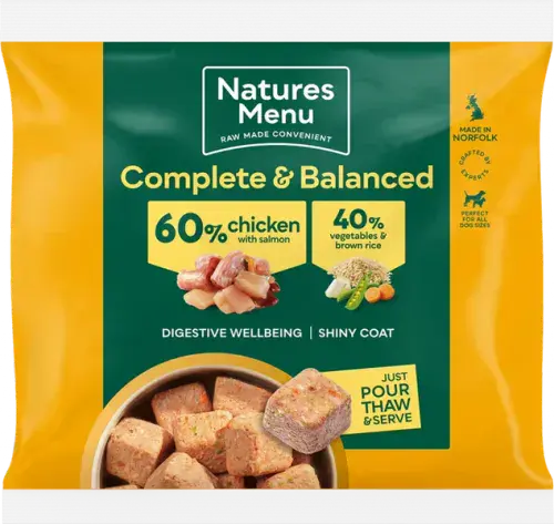 Natures Menu 60/40 Original Raw Dog Food Nuggets 1kg