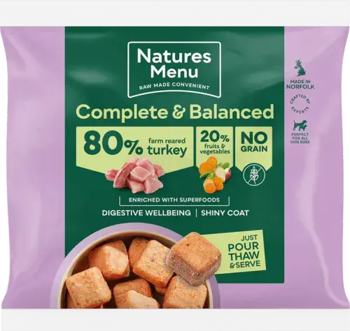 Natures Menu 80/20 Raw Dog Food Nuggets 1kg