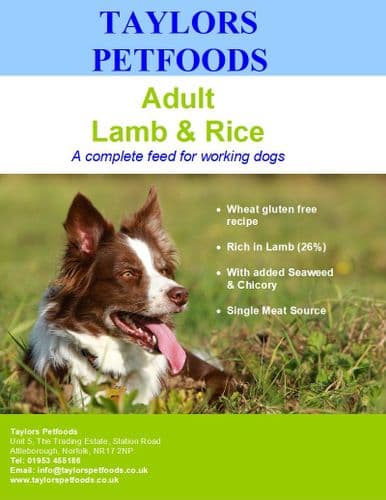 Taylors Premium Adult Lamb