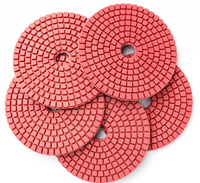 100 mm Diamond Abrasive Polishing Pads Buff Finish Black | Abtec