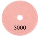 100 mm Wet polishing diamond abrasive polishing pads P3000 | Abtec