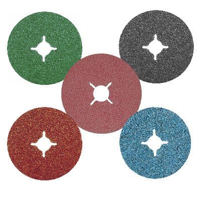 100  x 16 mm Fibre Backed Sanding Discs