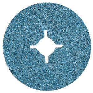 100 x 16 mm P36 Flexovit zirconia fibre backed sanding discs. Price per 25 discs.