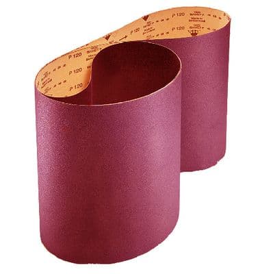 1095 mm x 1900 mm Aluminium oxide wide paper sanding belts. (Per 10 belts)