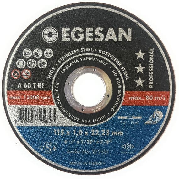 Cutting Discs | 1 mm | 115 mm Tyrolit Egesan