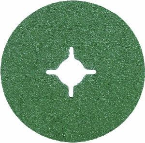 115 x 22 mm Ceramic abrasive fibre backed sanding discs. Per 25 discs.