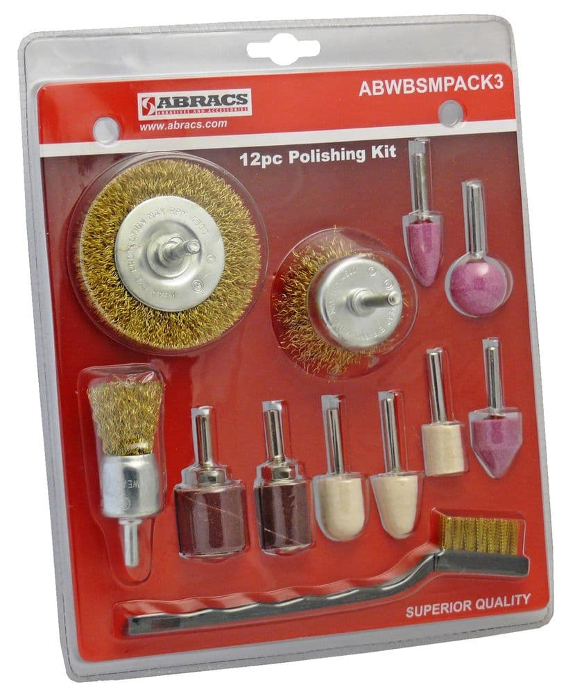 12 Piece Multi Accessory Kit / Abtec4Abrasives